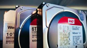 wd red drives lined up