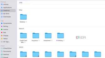 OneDrive in Finder