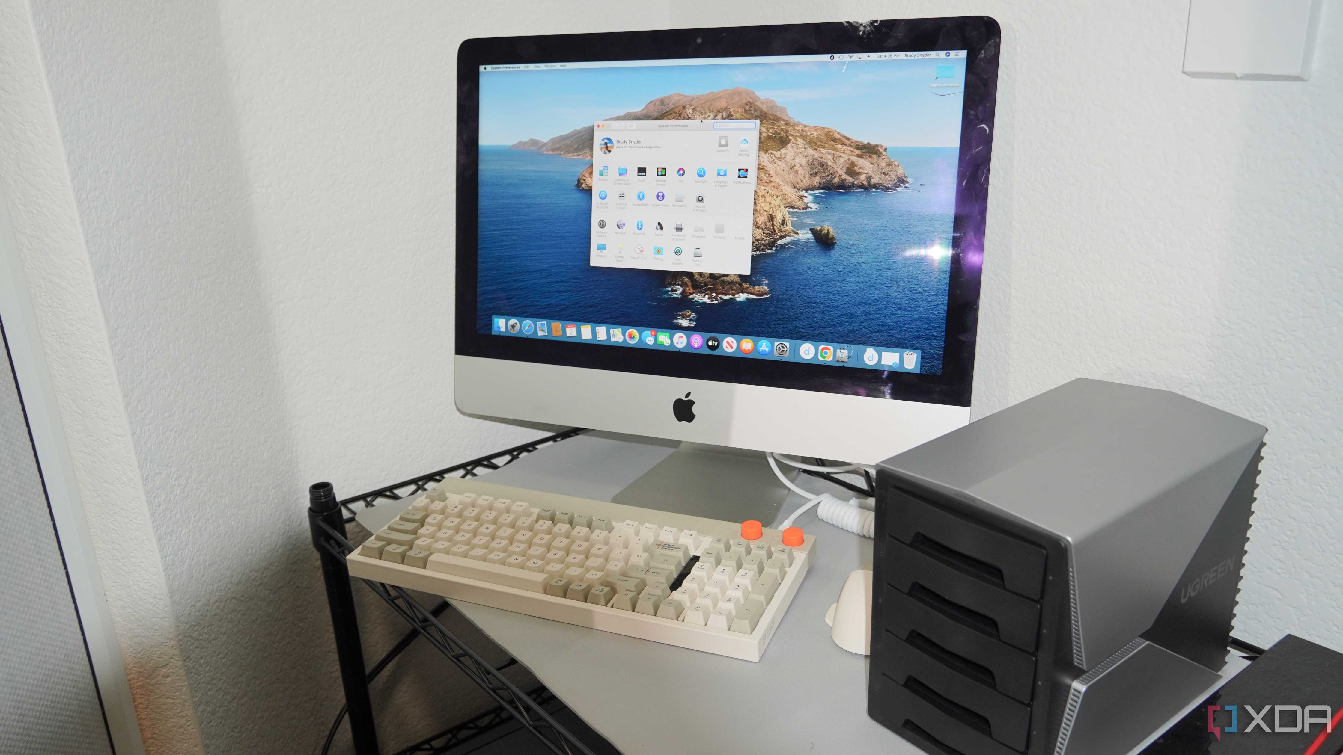 Using an iMac as a NAS with a DAS attached.