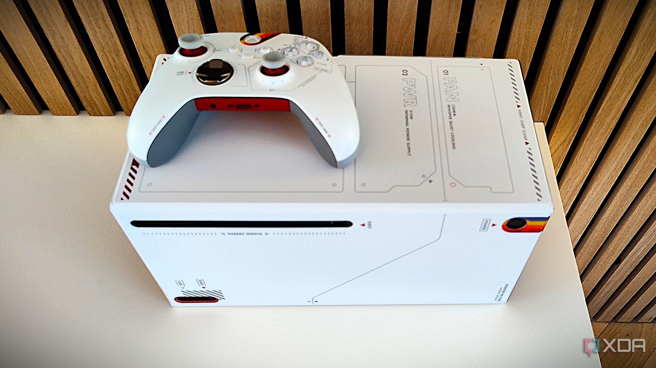 xbox series x with starfield controller and wrap