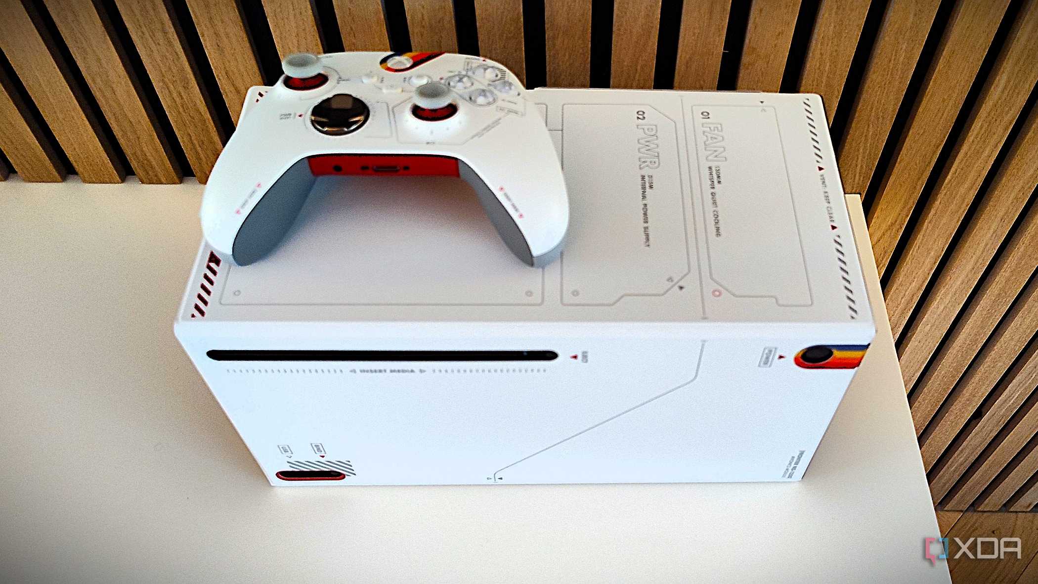 xbox series x with starfield controller and wrap