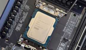 intel core ultra 9 285k in socket with retaining clip open