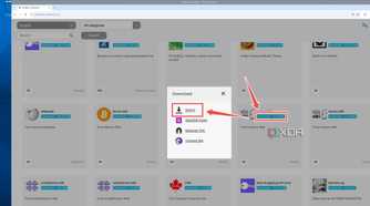 Pressing the Download button under a ZIM file on the Kiwix library