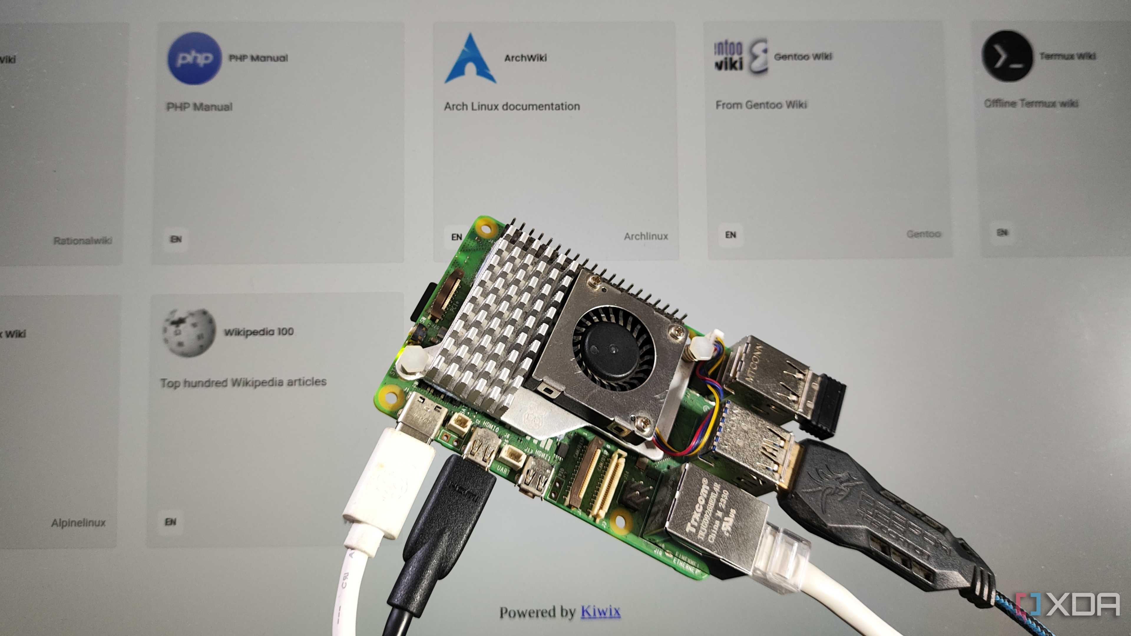 Running a Kiwix server on the Raspberry Pi