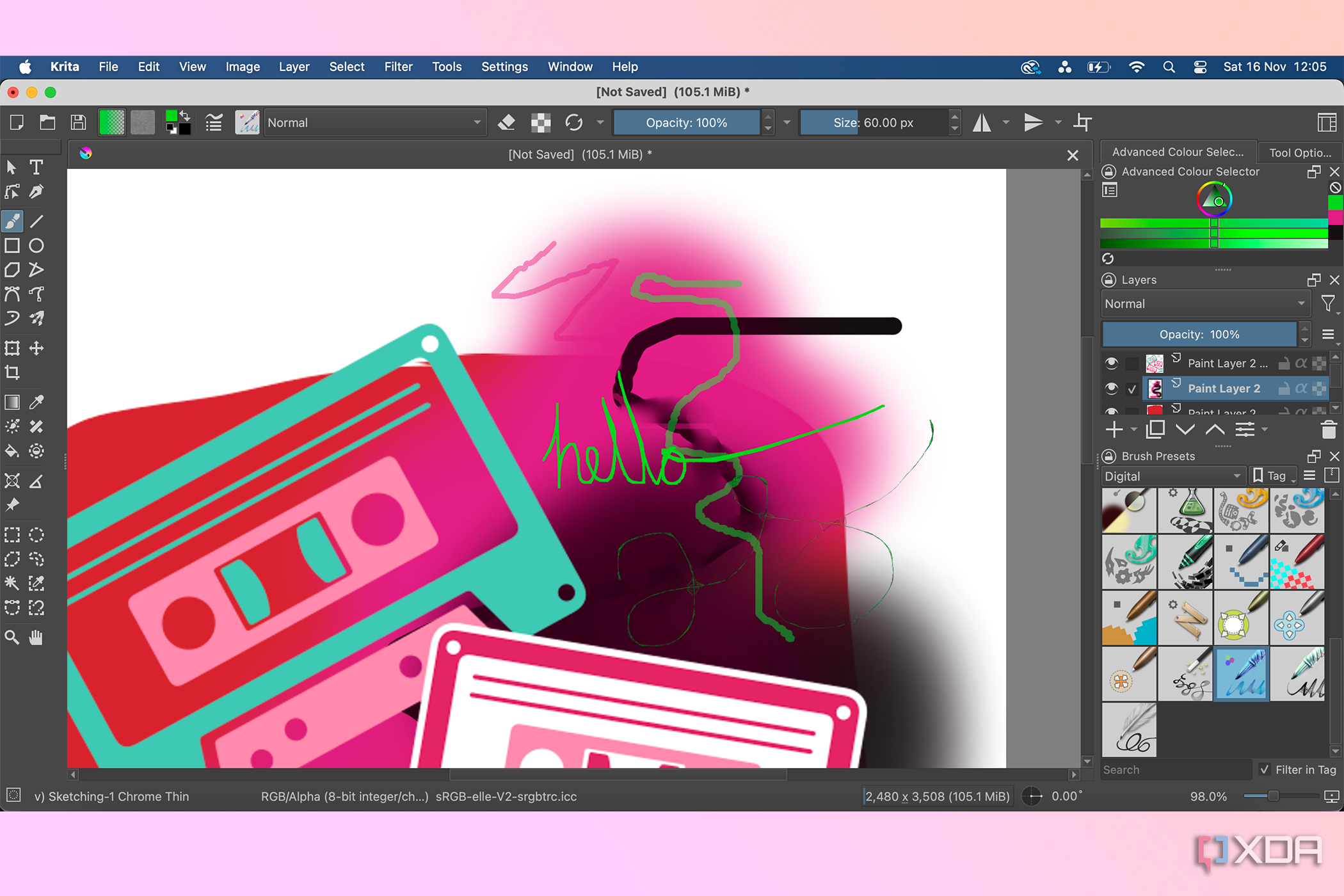 Krita-brushes-variety