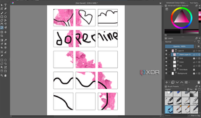 Krita comic strip