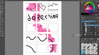 Krita comic strip