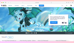 Krita homepage