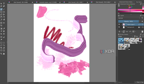 Krita 3D paint brushes