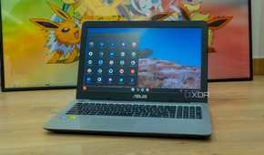 An old laptop running ChromeOS Flex
