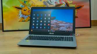 An old laptop running ChromeOS Flex