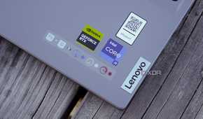 A close shot of a Lenovo legion gaming laptop