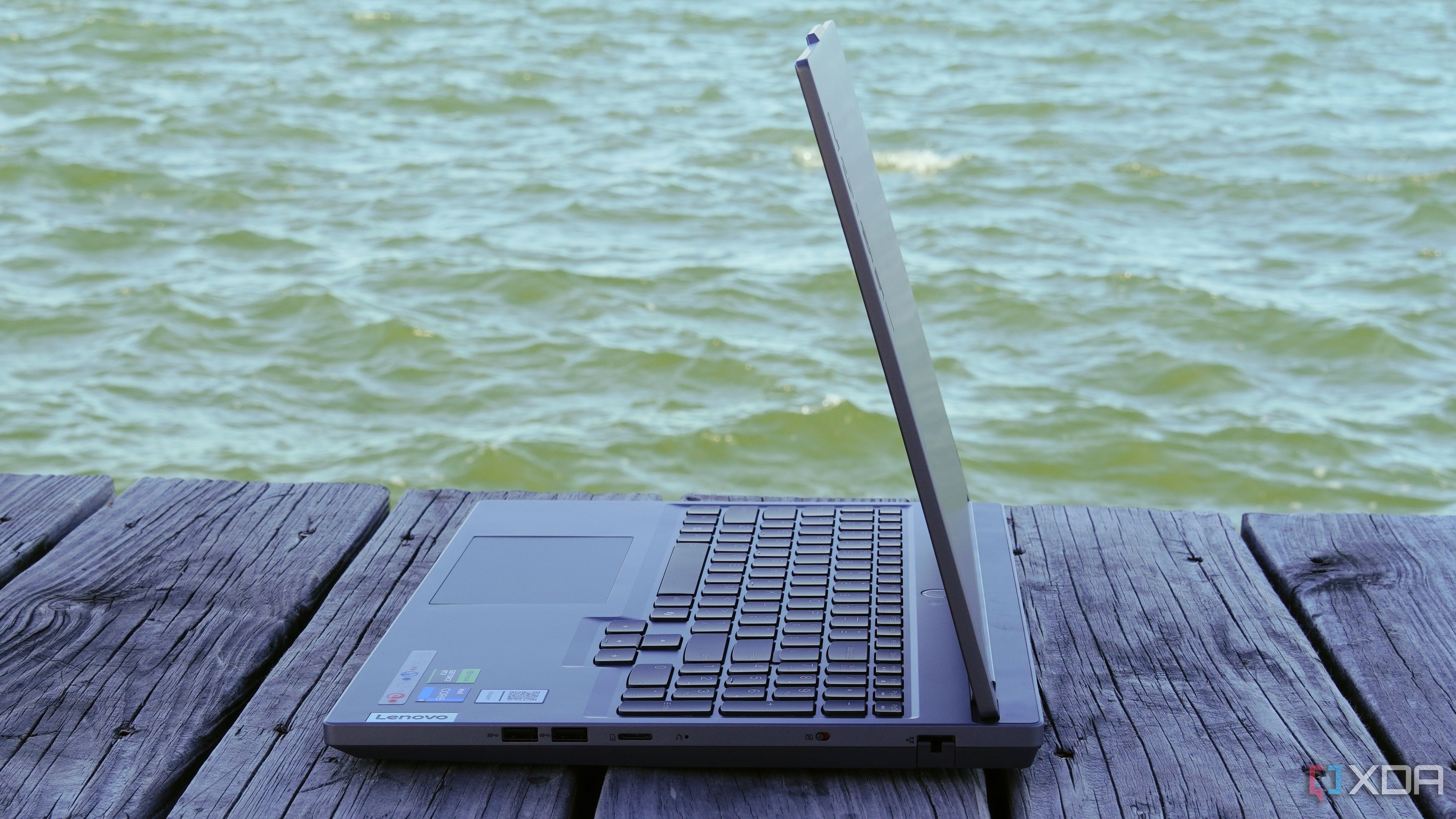 The side profile of the Lenovo Legion 5.