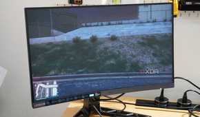 A game being played on a Lenovo monitor.