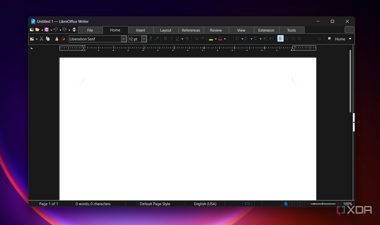 LibreOffice with MS office-like customization