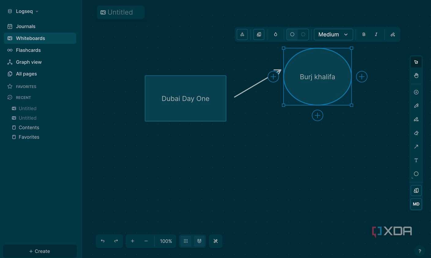 Logseq modern UI