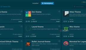 Logseq theme store