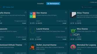 Logseq theme store