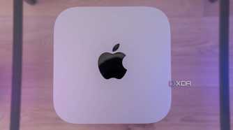 Top-down view of the M4 Mac Mini