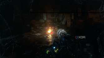 Screenshot of Metro Exodus running on the M4 Mac Mini