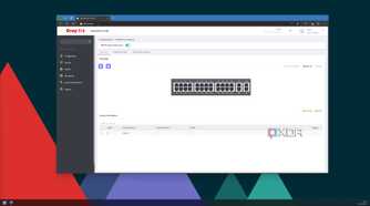 onvif network creation on a managed switch