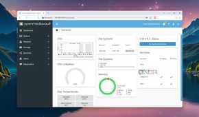 The OpenMediaVault Dashboard