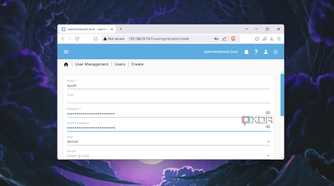 Adding a new user in OpenMediaVault