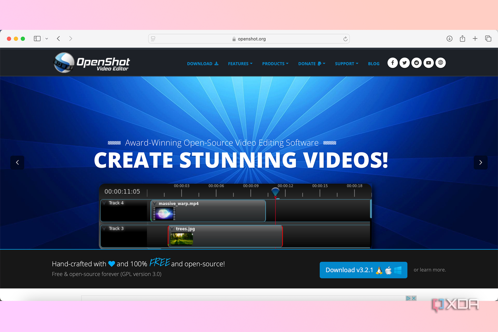 OpenShot video software