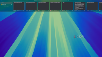 Screenshot of the macOS desktop with the Pasty menu open along the top of the screen