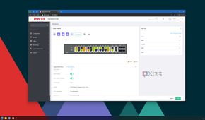 configuring a port on a managed switch