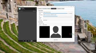 image showing the qtox settings audio video tab