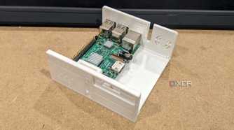 Raspberry Pi in a retro case