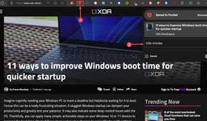 Save an article to Pocket