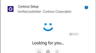 Screenshot of a Windows Hello prompt shown for tasks that require administrator permissions