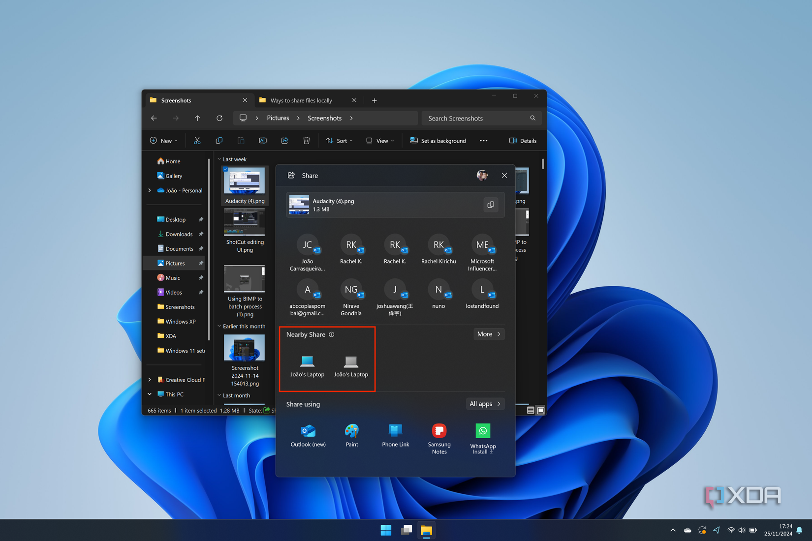 6 ways to share files locally on Windows 11