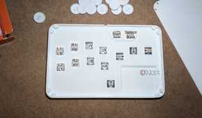 Slimbox fightstick button layout from beneath
