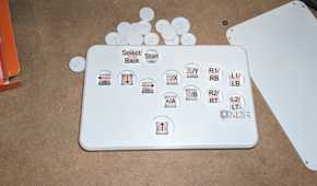 Slimbox fightstick button layout from the top
