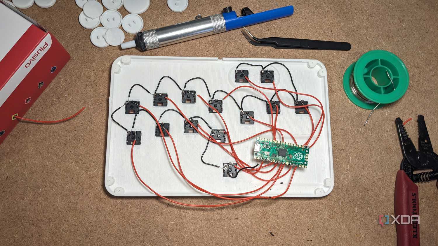 Slimbox fightstick with all switches connected
