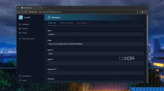 The Provision tab in SmartOS