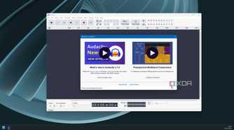 Audacity splash screen
