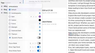 Standard Notes theming