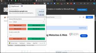 StayFocusd extension page