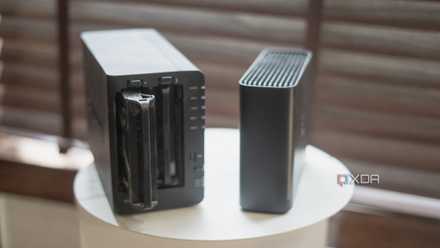 I sought after a Synology domestic server till I noticed it used to be designed to prevent me from development one Synology Beestation vs NAS drive showing drive tray placed on a table