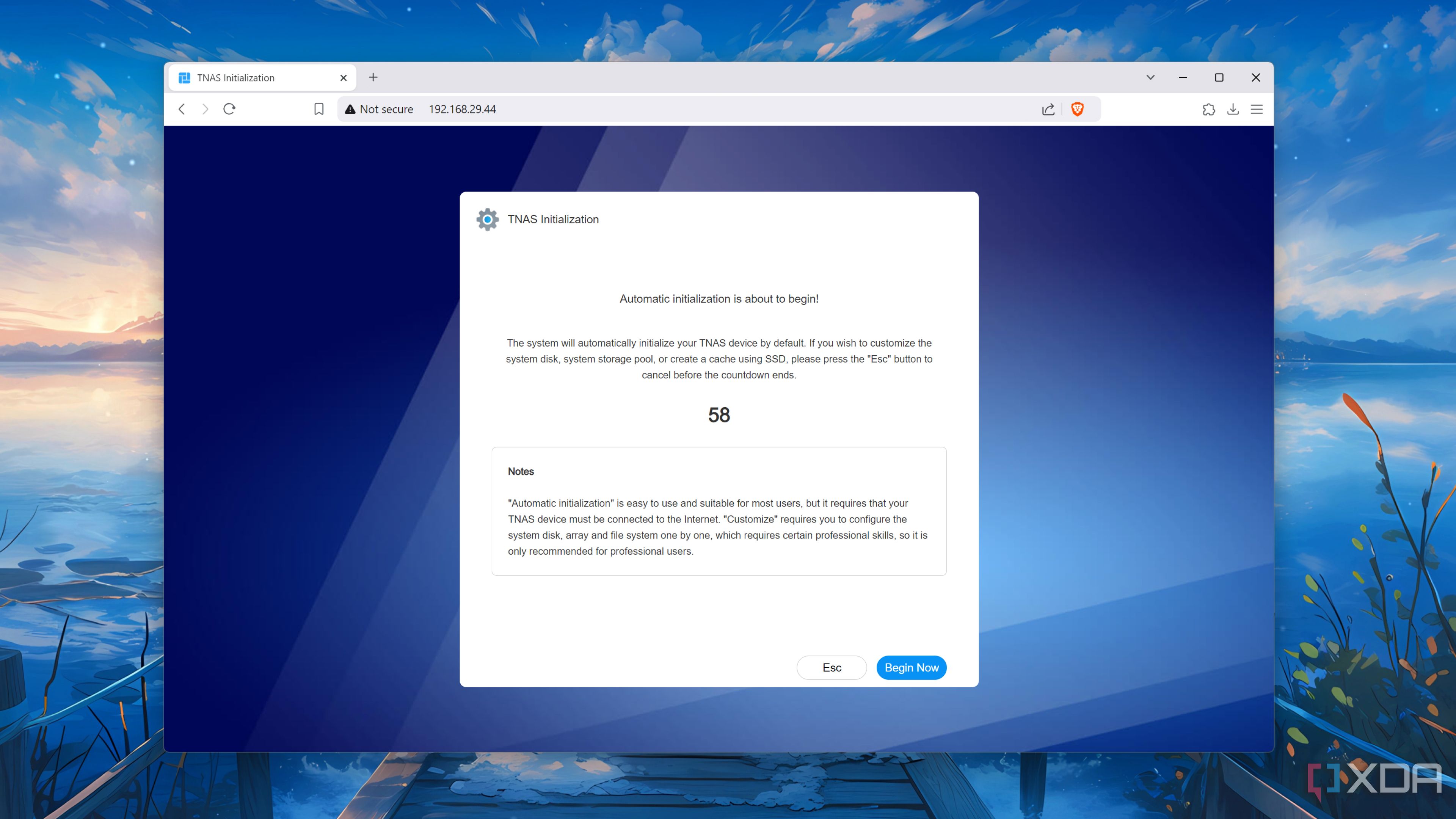 Setting up TOS 6