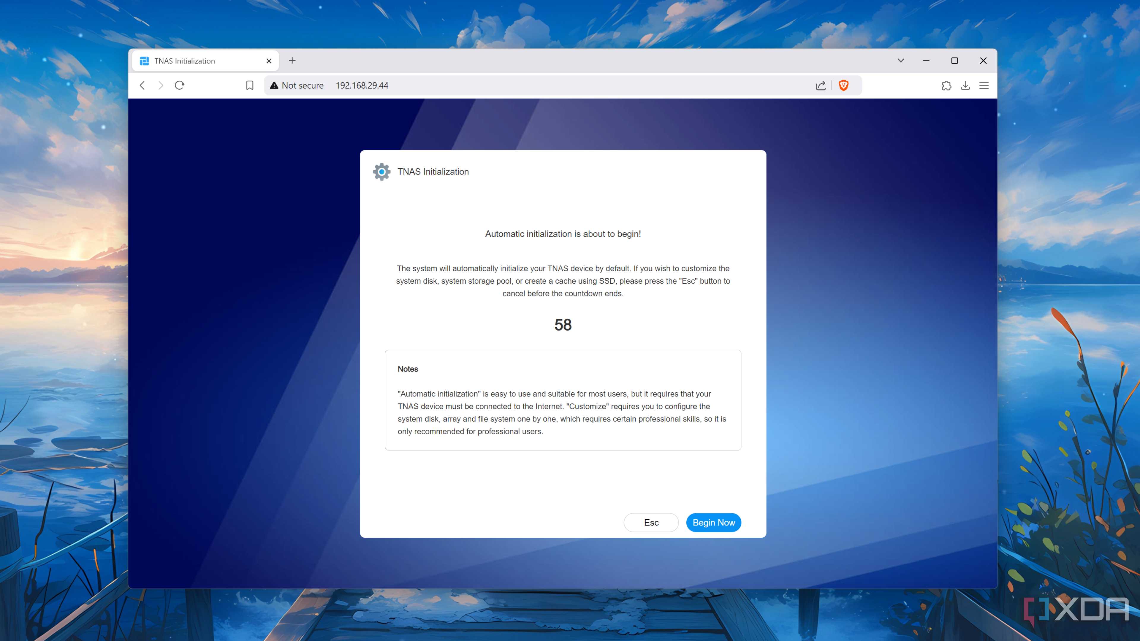 Setting up TOS 6