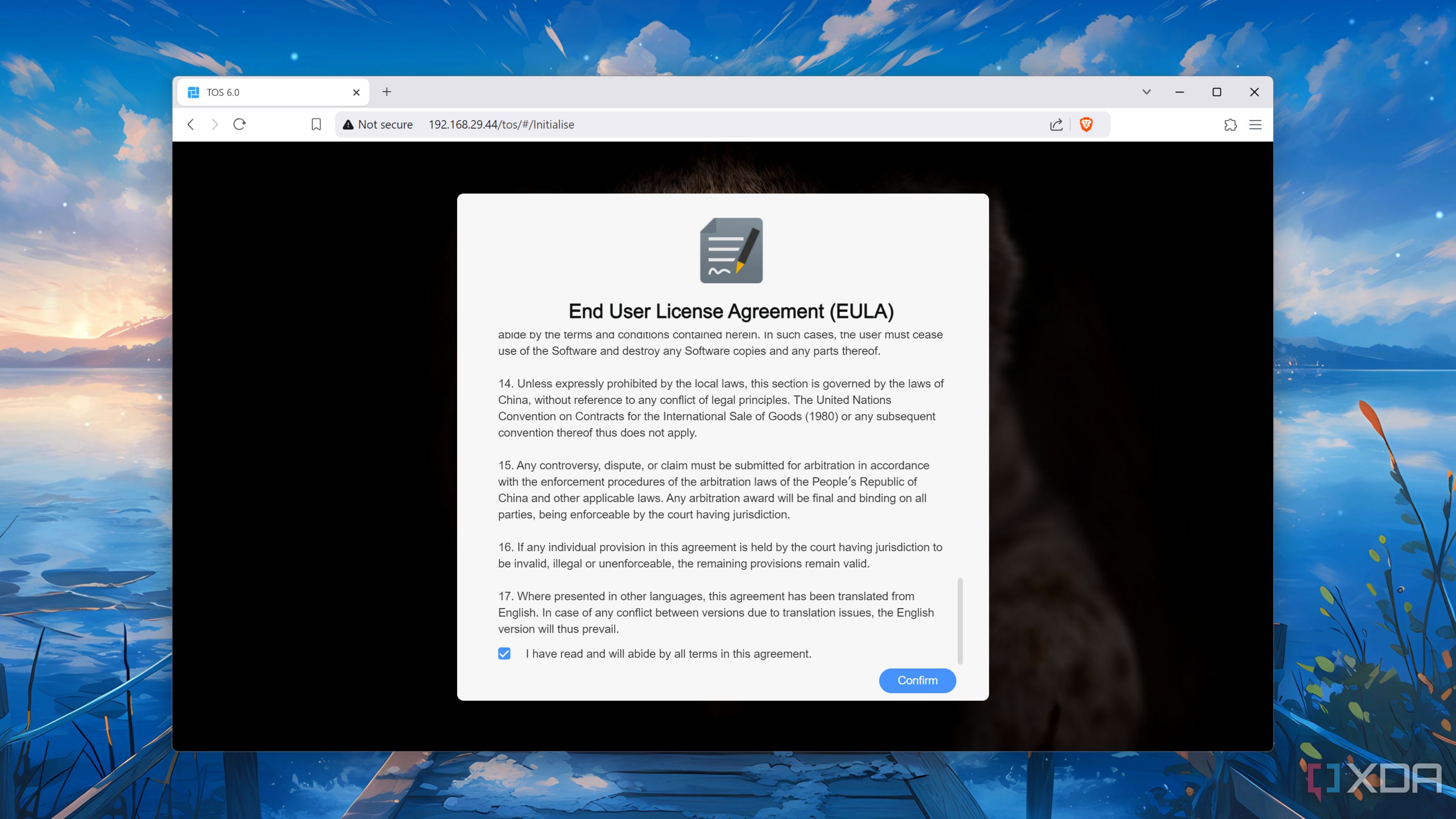 The EULA in TOS 6