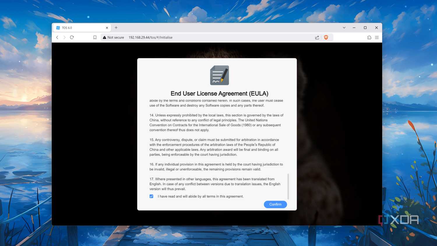 The EULA in TOS 6