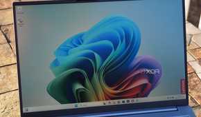 A close-up of the Lenovo ThinkBook G7 laptop display.