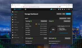The Storage Dashboard in TrueNAS Scale