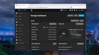 The Storage Dashboard in TrueNAS Scale
